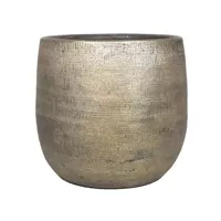 Pot mira d29h27cm industrieel goud - thumbnail