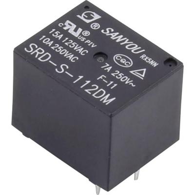 TRU COMPONENTS SRD-S-112DM Printrelais 12 V/DC 15 A 1x NO 1 stuk(s)