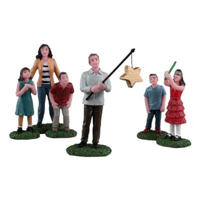 Lemax christmas pinata, set of 6 kerstdorp figuur type 6 2023