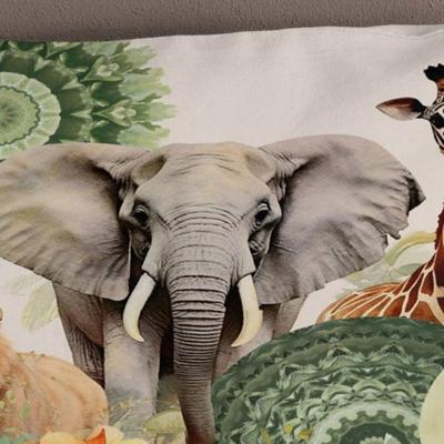 HIP Dekbedovertrek "mandalas, bloemen & safari dieren" - Groen - (200x200/220 cm) - Katoen Satijn