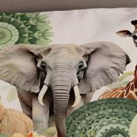 HIP Dekbedovertrek "mandalas, bloemen & safari dieren" - Groen - (200x200/220 cm) - Katoen Satijn - thumbnail