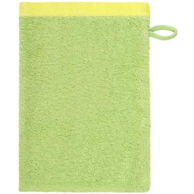 Cawö Cawo Lifestyle Splash Doubleface 7071 Washandje 16x22 pistazie/lemon