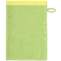 Cawö Cawo Lifestyle Splash Doubleface 7071 Washandje 16x22 pistazie/lemon - thumbnail