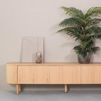 LABEL51 Tv-meubel Oliva - Naturel - Eiken - 220 cm