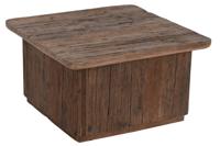 Hoofdtafel Home ESPRIT Bruin Hout 70 x 70 x 39 cm - thumbnail