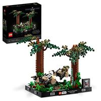 LEGO Star Wars - Endor speederachtervolging diorama Constructiespeelgoed - thumbnail