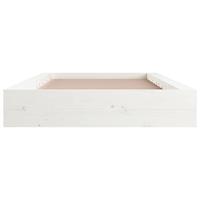 Bedframe massief hout wit 90x200 cm - thumbnail