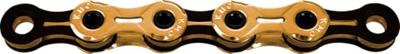 Abi Kmc fietsketting x11sl ti-n goud/zwart