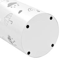 VidaXL Parapluhouder paraplu&apos;s staal wit - thumbnail