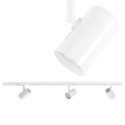 Highlight Railsysteem Trackline 100 cm + 3 cilinder spots wit Highlight Railsysteem Trackline 100 cm + 3 cilinder spots wit