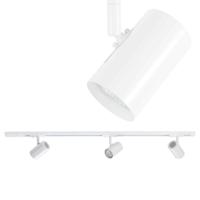 Highlight Railsysteem Trackline 100 cm + 3 cilinder spots wit - thumbnail