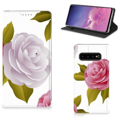Samsung Galaxy S10 Smart Cover Roses Samsung Galaxy S10 Smart Cover Roses