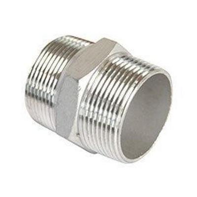 Dubbele nippel Nr.280 RVS - 1/4