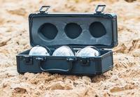Engelhart Jeu de boules 3 ballen in zwarte aluminium koffer - thumbnail