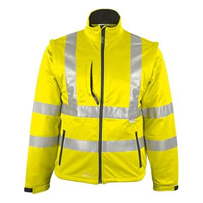 Prevent Veiligheids-softshelljack | maat M | geel | 96 % PES / 4 % EL | 1 stuk - 8060G/M 8060G/M