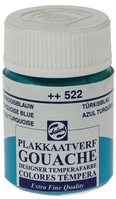 Talens plakkaatverf Extra Fijn flacon van 16 ml, turkooisblauw Talens plakkaatverf Extra Fijn flacon van 16 ml, turkooisblauw