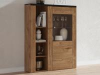 Hoge commode LARZAC 1 deur eik lefkas - thumbnail