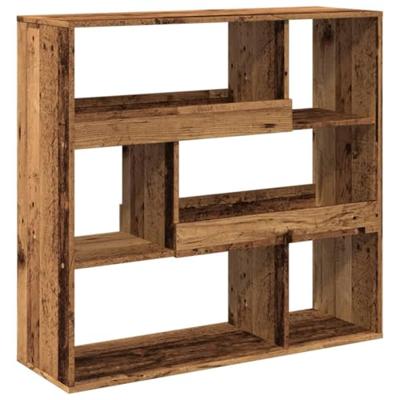Kamerscherm 100x33x94,5 cm bewerkt hout oud houtkleurig