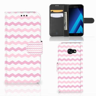 Samsung Galaxy A5 2017 | Telefoon Hoesje | Waves Roze Samsung Galaxy A5 2017 | Telefoon Hoesje | Waves Roze