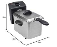 Tristar FR-6919 Friteuse met koudezone 2 l 800 W Zilver (mat) - thumbnail