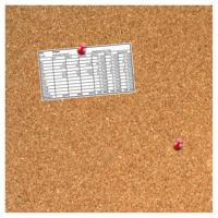 Prikbord Desq 35x35cm kurk - thumbnail