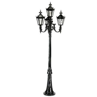 KS Verlichting Nostalgische lantaarnAntwerpen 4-lichts - zwart - 409