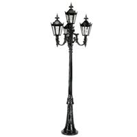 KS Verlichting Nostalgische lantaarnAntwerpen 4-lichts - zwart - 409 - thumbnail