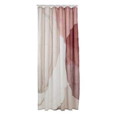 Sealskin Douchegordijn Earth 180x200 cm Polyester Donkerroze / Off-white Sealskin Douchegordijn Earth 180x200 cm Polyester Donkerroze / Off-white