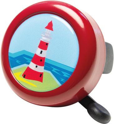 REICH fietsbel "leuchtturm" bell lighthouse chili red