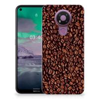Nokia 3.4 Siliconen Case Koffiebonen - thumbnail