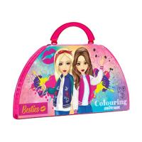 Besties kleurkoffer, 51dlg. - thumbnail