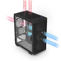 PC-behuizing zonder voeding - ZALMAN M4 ARGB (zwart) - Medium toren - M-ATX-formaat - thumbnail