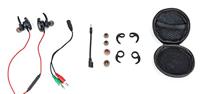 ∙us Gaming Rex in-ear hoofdtelefoon, zwart/rood - thumbnail