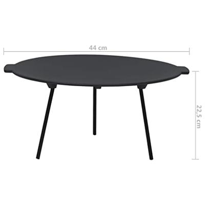 VidaXL Grillplaat ø44 cm gietijzer
