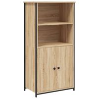Hoge kast 62x36x121,5 cm bewerkt hout sonoma eiken - thumbnail