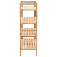 VidaXL Schoenenrek 69x26x81 cm massief walnotenhout - thumbnail