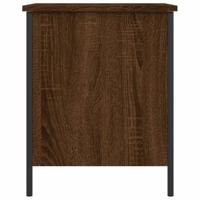 Opbergbankje 40x42,5x50 cm bewerkt hout bruineikenkleurig - thumbnail