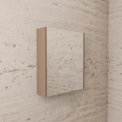 Spiegelkast BWS Riga 80 cm, 2 Deuren Latte Spiegelkast BWS Riga 80 cm, 2 Deuren Latte