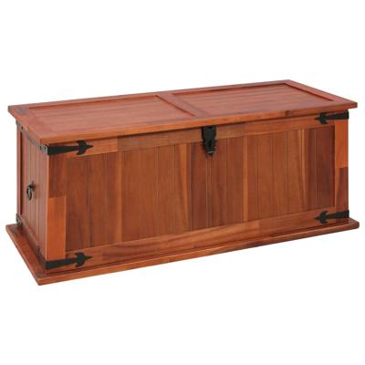 Opbergkist 90x45x40 cm massief acaciahout