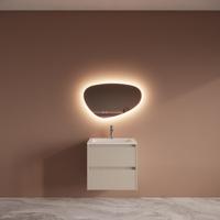 Badmeubelset BWS Riga Met Asia Wastafel Wit 60 cm Kasjmier Boss & Wessing - thumbnail