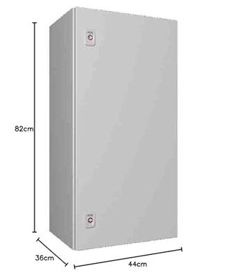 Rittal AX 1037.000 Schakelkast 400 x 800 x 300 Plaatstaal Grijs-wit (RAL 7035) 1 stuk(s) Rittal AX 1037.000 Schakelkast 400 x 800 x 300 Plaatstaal Grijs-wit (RAL 7035) 1 stuk(s)