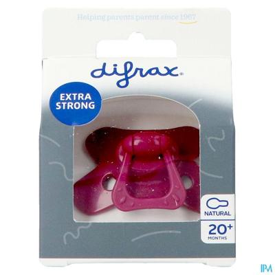 Difrax Fopspeen Natural 18+ Maanden Uni Wildberry