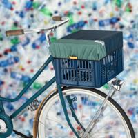 Recycled Fietskrat Fietsmand Hoes Zwart Grijs - Copy - thumbnail