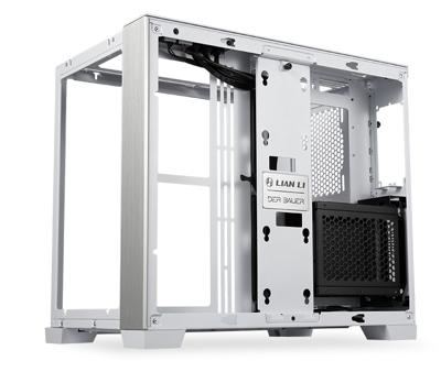 Lian Li O11 Dynamic Mini Snow Edition Midi-tower Gaming-behuizing, Behuizing Wit Zijvenster