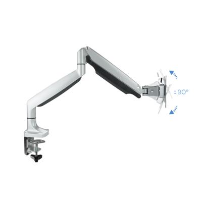 TooQ DB3032TNR-S flatscreen mount voor 1 monitor of LED/LCD-tv (van 13 inch tot 32 inch, tot 9 kg, in hoogte verstelbaar, helling +/-60 graden en 360 graden draaibaar, VESA 75 x 75/100 x 100, zwart)