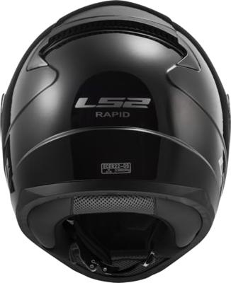 LS2 integraalhelm "ff353 rapid ii solid" helmet ff353 rapid ii solid s black