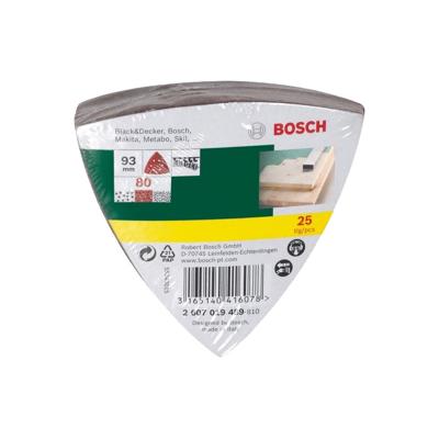 Bosch Accessoires 25-delige schuurbladenset voor deltaschuurmachines korrel 80 - 2607019489 Bosch Accessoires 25-delige schuurbladenset voor deltaschuurmachines korrel 80 - 2607019489