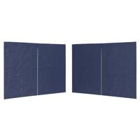 Tentwanden met ritssluiting PE blauw 2 st - thumbnail