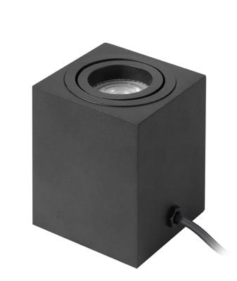 Highlight Tafellamp Rebel vierkant B 8 cm zwart