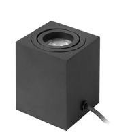 Highlight Tafellamp Rebel vierkant B 8 cm zwart - thumbnail